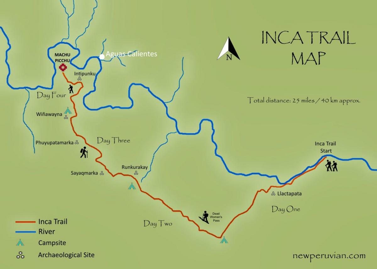 mapa de banda inca de Perú