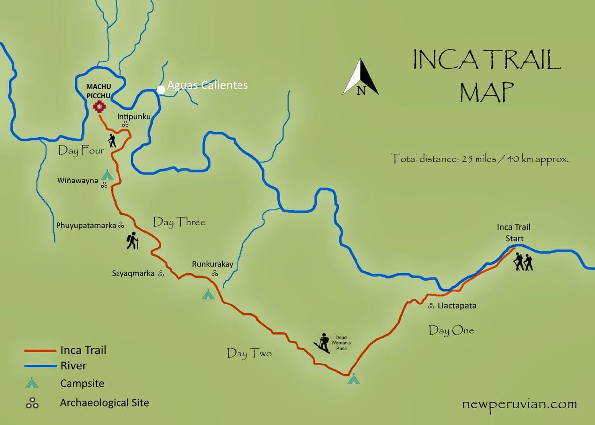 mapa de banda inca de Perú