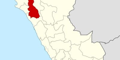 Mapa de cajamarca, Perú
