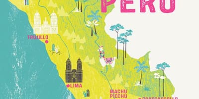 Mapa do Perú para nenos