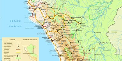 Mapa do norte de Perú