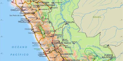 Mapa de Perú estrada