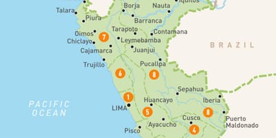 Mapa de trujillo Perú
