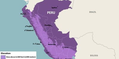 Mapa de zika Perú